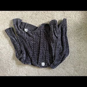 Gray cardigan cable knit and extremely soft